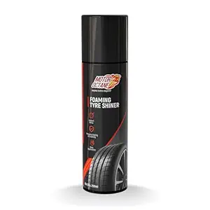 Foaming Tyre Shiner | 250ml (265g) | Cleans Dirt Instantly & Restores Showroom-Like Wet Black Finish | Prevents Fading & Cracking | Easy Spray Application.