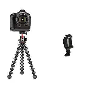 Joby Gorillapod 5K Kit (Black/Charcoal) with Ball Head 5K and GripTight PRO 2 Mount for Camera, Camcorder, Smartphone, Tablet