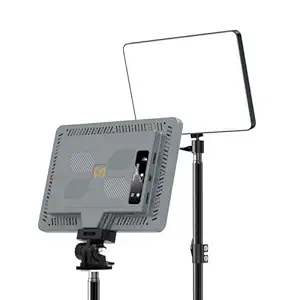 GiftMax® 11" LED Video Soft Light Panel, Pocket LED Light with Built in 4000MAh Rechargeable Battery for Studio Photography Live Streaming Video Conferencing Adjustable (PB-240 LED)