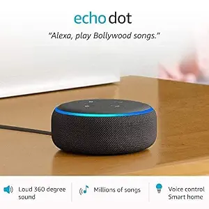 Echo Dot (3rd Gen) - Smart speaker with Alexa (Black)