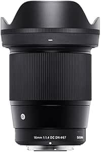 Sigma 16 mm F1.4 DC DN Contemporary Lens (Filter Thread 67 mm)