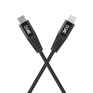 boAt LTG 600 Type C to Lightning Cable 1.2m (Black)