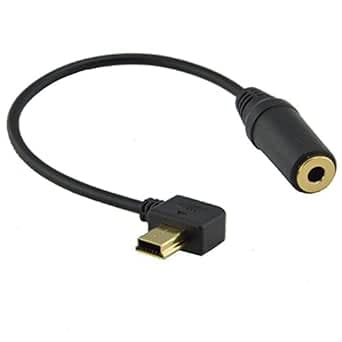 3,5 mm Mikrofon Adapter Kabel für Gopro Hero3 Hero3 + & hero4 und andere Mini-USB 10 Pin Port Kamera, Vergoldung Schnittstelle Port und PTU Kabel und interne Platine