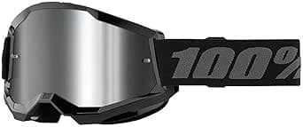 100% STRATA 2 Goggles - Sports Goggles for Motocross & Mountain Biking - Eyewear for Bike Riders - Motocross Goggles for Men