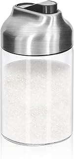 Aelga Glass Sugar Dispenser with Pour Spout, Weighted Pourer, Coffee Bar Accessories for Coffee, Tea and Baking