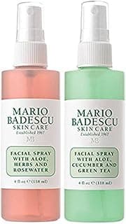 Mario Badescu Facial Spray with Aloe, Herbs and Rose Water for All Skin Types, Face Mist that Hydrates, Rejuvenates & Clarifies