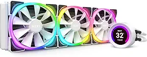 NZXT Kraken Z73 RGB White - Liquid Cooler with LCD Display