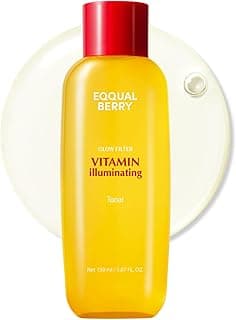EQQUALBERRY Vitamin Illuminating Toner - Brightening Vitamin C & Niacinamide 3% | Gentle Daily Exfoliating | Skin-Prep Hydration for Glowy Skin(5.07 fl.oz / 150ml)
