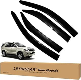 Window Visors Rain Guards for Toyota Fortuner 2005 2006 2007 2008 2009 2010 2011 2012 2013 2014 2015 Accessories, Wind Deflectors Vent Shades for Toyota Fortuner