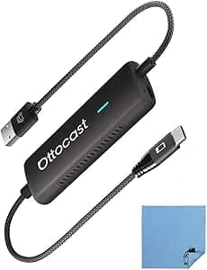 【正規品】オットキャスト ミラータッチ OTTOCAST Mirror Touch オット キャストミラーリング ワイヤレスCarPlayアダプター ワイヤレス化 純正有線CarPlay搭載車専用 Android Auto単体利用不可｜【国内サポート/国内正規代理店】 (CA450)