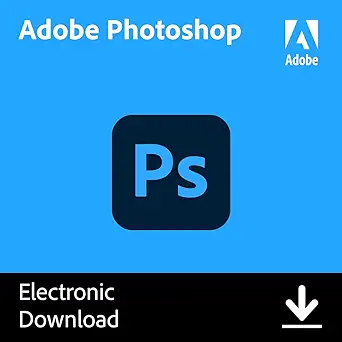 Adobe Photoshop | Photo, image, and design editing software | 12-month Subscription with auto-renewal, billed monthly, PC/Mac