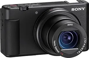 Sony ZV-1 20.1-Megapixel Digital Camera for Content Creators and Vloggers (Renewed)