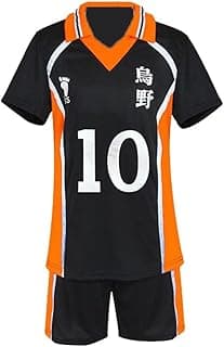 XIAMUSZ Karasuno Cosplay Costume Jersey Halloween Uniform Shorts Shirt