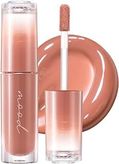 Peripera Ink Mood Glowy Tint | Lip-Plumping, Naturally Moisturizing, Lightweight, Glow-Boosting, Long-Lasting, Comfortable, Non-Sticky, No White Film (018 NUDE AREA (HONEY K-OOKIE))
