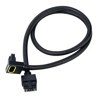 Hydra-16PIN 12VHPWR Modular Cable, 90 Degree Adapter, 12+4-Pin (16-Pin) 12HVPWR to 12HVPWR, Male to Male for All RTX 40 and 50 Series 4080 4090 5080 (NOT 5090) PC GPU Power Cord (A Type, Black)