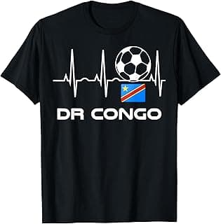 DRC Soccer Jersey Shirt Democratic Republic of the Congo Tee T-Shirt