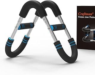 Portable Chest Expander & Arm Twister Trainer - Detachable Upper Body Workout Equipment for Home/Gym, Muscle Strengthening Spring Bar with Resistance Adjustment - Fitness Gear for Men & Women
