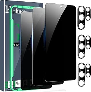 3 Pack Privacy Screen Protector for Samsung Galaxy S26 Ultra with 3Pack Tempered Glass Camera Lens Protector Phone Case Friendly Accessories Protector de Pantalla for Samsung S26 Ultra