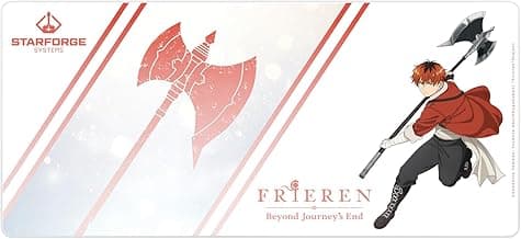 Stark - Frieren: Beyond Journey's End Anime Gaming Desk Mat – Large Extended Mouse & Keyboard Pad