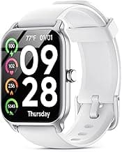 Smart Watches for Women Men, 2026 Smartwatch 1.85''Alexa Fitness Tracker Smart Watch Compatible for Android iPhone with Bluetooth Call (Answer/Make), 3ATM Waterproof Heart Rate/Sleep/SpO2 Monitor 120+