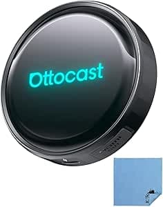 【Official Model】OTTOCAST P3 Pro Ottocast OttoAiBox AI Voice Control CarPlay Dongle CarPlay/AndroidAuto Wireless Conversion android 13.0 Model HDMI Output Terminal Equipped Cleaning Cloth Included