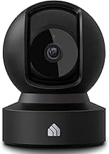 Kasa 1080p Indoor Pan/Tilt Wired Security Camera - Works as a Baby & Pet Monitor, Motion Detection & Tracking, 2-Way Audio, Night Vision, Subscription-Free Local Storage or Optional Cloud, EC71