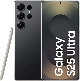 Galaxy ​S25 Ultra 5G 2025 (International Version) | GSM Unlocked (T-Mobile) | ​1TB ​Storage​ + 12GB RAM SM-S938B ​Qualcomm Snapdragon 8 Elite Android 15 Smartphone (Titanium Black)