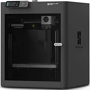 Bambu Lab P1S 3D Printer, Fully Enclosed, Support Up to 16 Colors/Multi Materials, 500mm/s Fast Printing & High Precision, CoreXY & Auto Bed Leveling, Ready-to-Use FDM 3D Printers Large Print Size