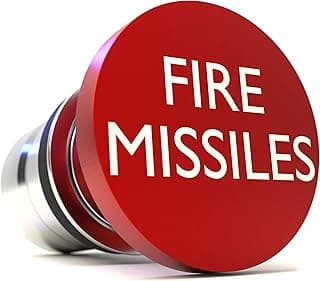 Fire Missiles Button Car Cigarette Lighter by Citadel Black - Anodized Aluminum, 12-Volt Replacement Accessory w/Safety Feature, Fits Most Vehicles, Socket Size A