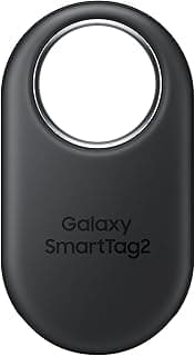 Samsung Galaxy SmartTag2, Bluetooth Tracker, Smart Tag GPS Locator Tracking Device, Item Finder for Keys, Wallet, Luggage, Pets, Use w/ Phones and Tablets Android 11 or Later, 2023, 1 Pack, Black