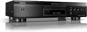 Denon DCD-600NE Compact CD Player | CD Players for Home Stereo System | Vibration-Resistant Design | 2 Channels | Pure Direct Mode | Pair with PMA-600NE for Enhanced Sound Quality | Black