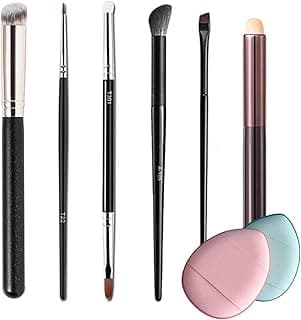 6Pcs Contouring Makeup Tool Set, double head concealer brush, Novel Appearance Design Suitable for Liquid Foundation BB Cream Concealer.