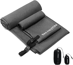 BeeNesting Ultralight Quick Drying Towel, Easy Towel, Super Absorbent, Antibacterial, Odor Resistant, Sports Towel
