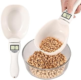 2026 New Digital Measuring Spoon, Digital Food Measuring Scoop Scale - Electronic Kitchen Measuring Spoon Scale for Cooking Baking - Smart Adjustable Measure Cup for Home Cooks Bakers Chefs Pet Owners