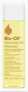 Bio-Oil Natural Skincare Oil, Serum for Scars and Stretch Marks, Face and Body Moisturizer for Dry Skin, Hair Oil, For All Skin Types, 4.2 Oz