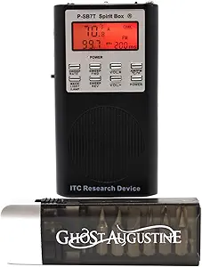 SB7T Spirit Box Paranormal Research Device with Ghost Augustine Flashlight