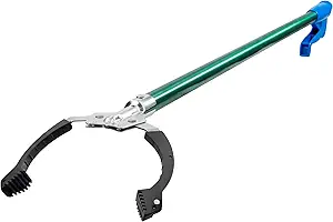 Unger Professional 36” Nifty Nabber, Reacher Grabber Tool, Trash Picker Upper, Built-In Magnet and Ergonomic Grip, Outdoor Claw Pickup for Yard Clean Up, Reaching Assist for Seniors