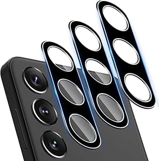 DEERLAMN Camera Lens Protector for Samsung Galaxy S26+ Plus 6.7-Inch,9H Hardness Anti Scratch Easy Installation Tempered Glass [3-Packs] - Black