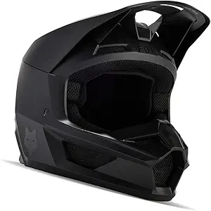 Fox Racing Unisex V Core Motocross Dirt Bike Helmet, Matte Black, XX-Large