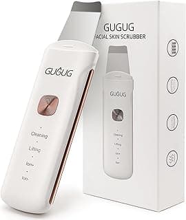 GUGUG Skin Scrubber 4-in-1 Waterproof Facial Spatula for Deep Cleansing, Blackhead Removal Tools, Pore Cleaner for Face