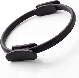 Pilates Ring 14 Inch – Fitness Circle for Core & Thigh Workout, Medium Resistance Exercise Ring with Non-Slip Handles, Pilates Ring for Home Gym & Full Body Toning