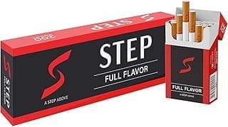 STEP Full Flavor Red Herbal Cigarettes - Full Carton - Great Taste! (10 Boxes = 200ct)