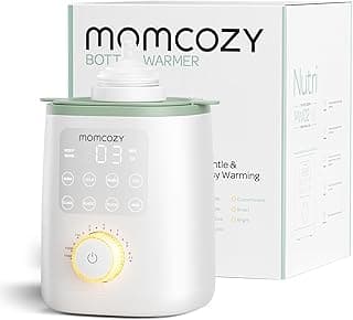 Momcozy Baby Bottle Warmer for Breast Milk Formula Food, Fullest Nutrients Preserved, Fast Heat, Night Light for Nighttime Breastfeeding, One-Touch Easy Use, Newborn Essentials Supplies Gift for Mom