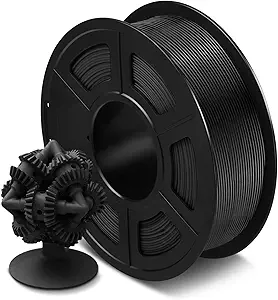 SUNLU ASA Filament 1.75mm, UV/Rain/Heat Resistant Tough 3D Printer Filament, Great for Printing Outdoor Functional Mechanical Parts, 1kg Spool (2.2lbs), Black
