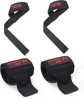 Wrist Wraps for Weightlifting & Lifting Straps Set for Strength Training, Deadlifting, Powerlifting Gym Straps, Durable Wrist Support for Men & Women