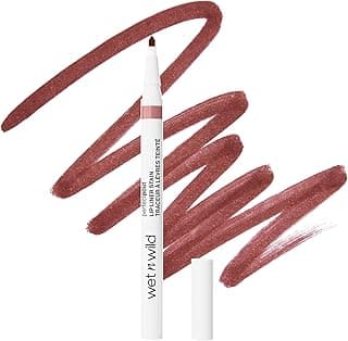 wet n wild Perfect Pout Lip Liner Stain, Long-Lasting Transfer-Proof Formula with Blade-Like Applicator for Precision & Full Lip Coverage, Vegan & Cruelty-Free - Nude Tights