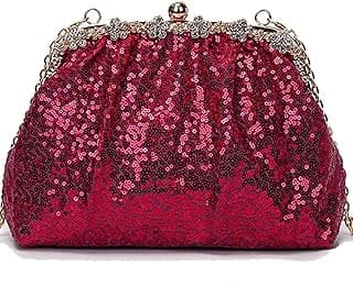 2026 Elegant Glitter Sequin Clutch Purse For Women Glam Evening Bag For Party Prom Wedding
