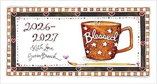 TF Publishing 2026-2027 Susan Branch Small Monthly Pocket Planner with 2 Page Large Calendar Grid and Lined Notes Section - 2 Year Pocket Calendar 2026-2027 Perfect for Purse - 3.5in x 6.5in