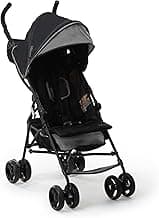 Ingenuity 3D Mini Convenience Stroller – Lightweight Stroller with Compact Fold, Multi-Position Recline, Canopy with Pop Out Sun Visor and More – Umbrella Stroller for Travel and More, Gray