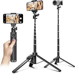 Selfie Stick, 50 inch Selfie Stick Tripod with Wireless Remote, Phone Tripod Stand Compatible with iPhone 14 13 12 11 pro Samsung Note 20 10 S20…